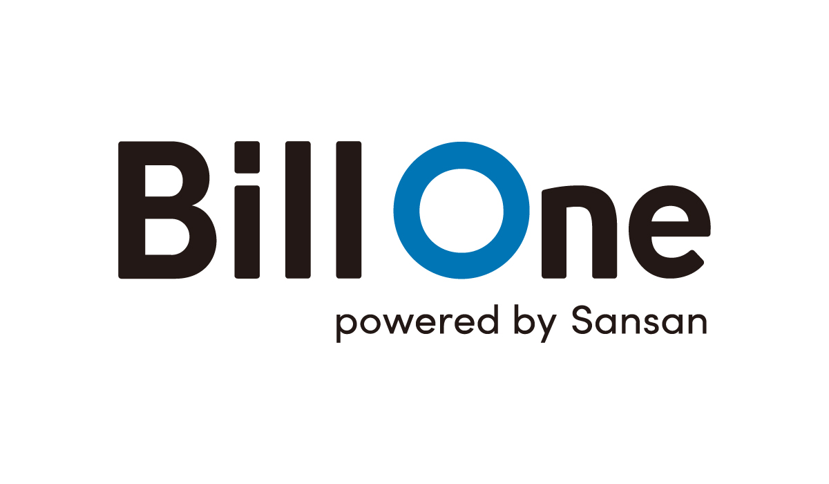イメージ画面：BillOne powered by sansanロゴ