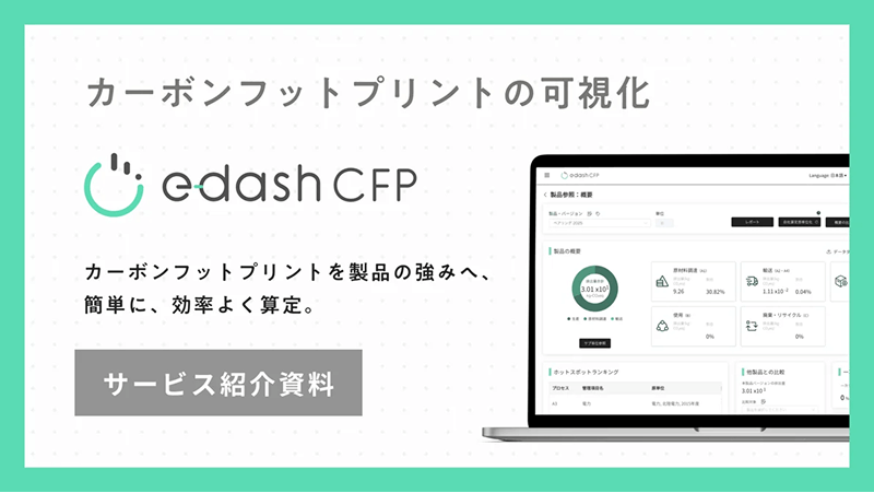 カーボンフィットプリントの可視化サービス紹介資料